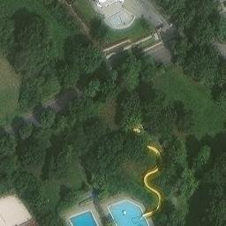Sand Volleyball Court — aerial view