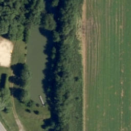 Sand Volleyball Court — aerial view