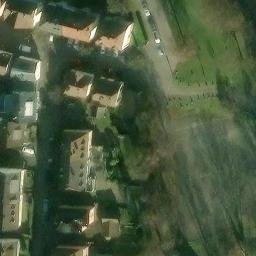 Asphalt Volleyball Court, Stuttgart — aerial view