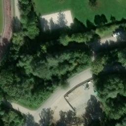 Sand Volleyball Court — aerial view