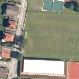 Sand Volleyball Court — aerial view