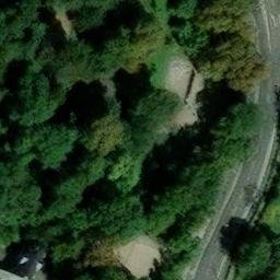 Sand Volleyball Court in Stuttgart, Baden-Württemberg — aerial view