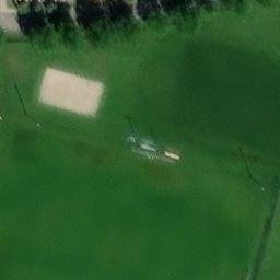 Sand Volleyball Court — aerial view