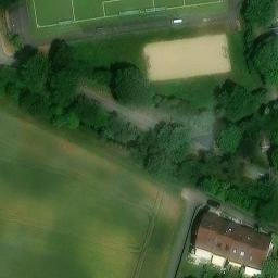 Sand Volleyball Court — aerial view