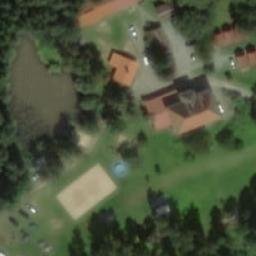 Sand Volleyball Court — aerial view