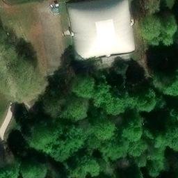 Sand Volleyball Court — aerial view