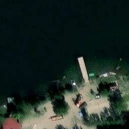Sand Volleyball Court — aerial view