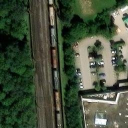 Sand Volleyball Court — aerial view