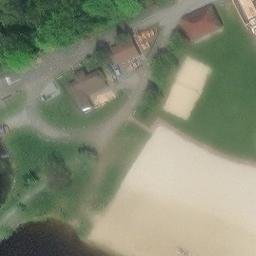 Sand Volleyball Court — aerial view