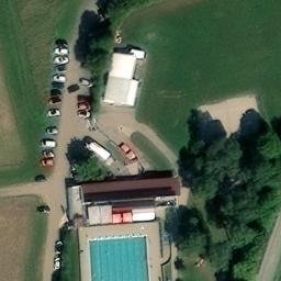 Sand Volleyball Court — aerial view