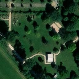 Sand Volleyball Court — aerial view