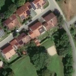 Sand Volleyball Court — aerial view