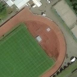 Sand Volleyball Court, Stuttgart — aerial view
