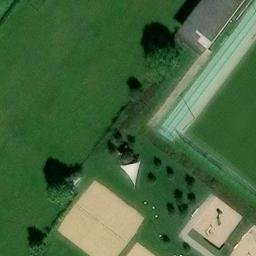 Sand Volleyball Court, Esslingen am Neckar — aerial view