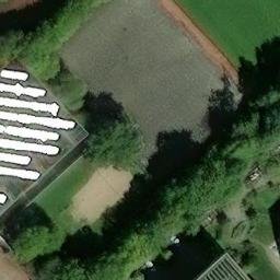 Sand Volleyball Court, Stuttgart — aerial view