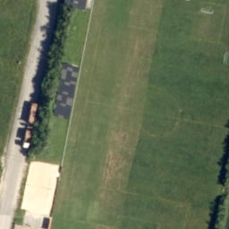 Sand Volleyball Court — aerial view