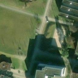 Sand Volleyball Court, Ostfildern — aerial view
