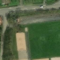 Sand Volleyball Court — aerial view