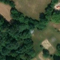 Sand Volleyball Court — aerial view