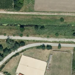 Sand Volleyball Court — aerial view