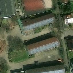 Sand Volleyball Court, Ebersbach an der Fils — aerial view