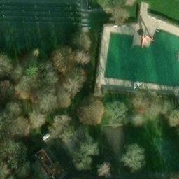 Sand Volleyball Court, Sindelfingen — aerial view