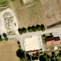 Volleyball Court — aerial view