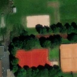 Sand Volleyball Court — aerial view