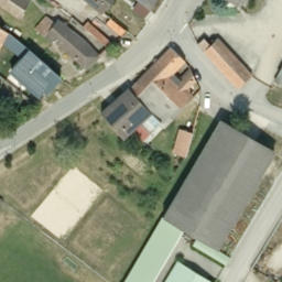 Sand Volleyball Court — aerial view