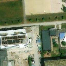 Sand Volleyball Court, Böblingen — aerial view