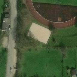 Sand Volleyball Court — aerial view