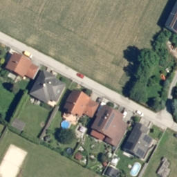 Sand Volleyball Court — aerial view