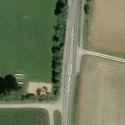 Sand Volleyball Court — aerial view