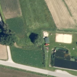 Sand Volleyball Court — aerial view