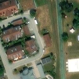 Sand Volleyball Court — aerial view