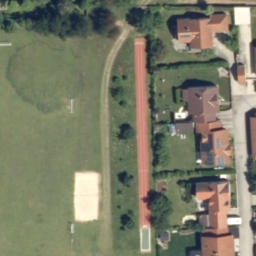 Sand Volleyball Court — aerial view