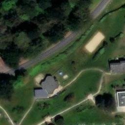 Sand Volleyball Court — aerial view