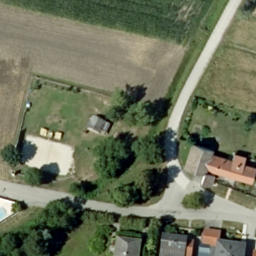 Sand Volleyball Court — aerial view