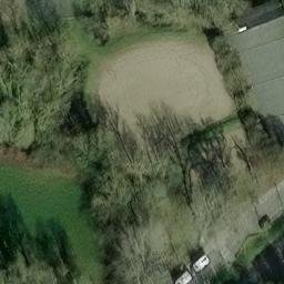 Sand Volleyball Court — aerial view