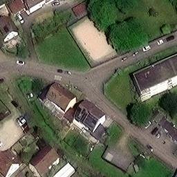 Sand Volleyball Court — aerial view