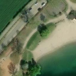 Bischheim Beach Volleyball Court — aerial view