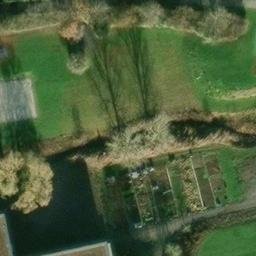 Sand Volleyball Court in Altdorf, Baden-Württemberg — aerial view