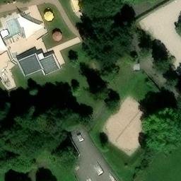Sand Volleyball Court, Nürtingen — aerial view