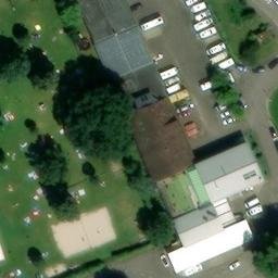 Sand Volleyball Court, Achern — aerial view