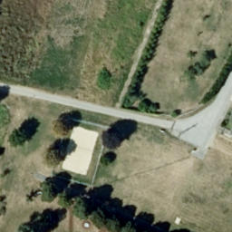 Sand Volleyball Court — aerial view