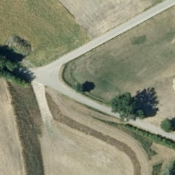 Sand Volleyball Court — aerial view