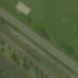 Gojijiing / Couchiching Beach Volleyball Court — aerial view