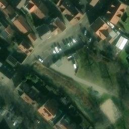 Sand Volleyball Court — aerial view