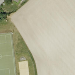 Sand Volleyball Court — aerial view