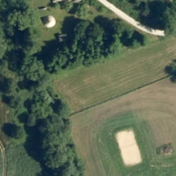 Sand Volleyball Court — aerial view